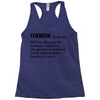 Feminism Noun Racerback Tank