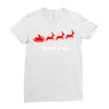 squadgoals santa Ladies Fitted T-Shirt