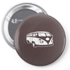 camper van funny mens campervan cotton Pin-back button