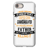Super Cool Granddaughter Of A Freaking Awesome Father iPhone 8