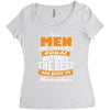 all men are created equal but only the best are born in november Women's Triblend Scoop T-shirt