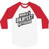 worlds okayest boyfriend 3/4 Sleeve Shirt