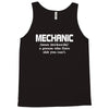 mechanic mens funny Tank Top