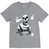 skull gamer V-Neck Tee