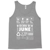 Born In June Tank Top