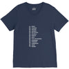 beard length chart funny professor grandpa mustache humor V-Neck Tee
