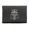 i am a scorpio Accessory Pouches