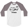 Hi Babe 3/4 Sleeve Shirt