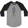 Soldier Colorful 3/4 Sleeve Shirt