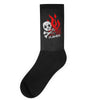 skull &amp; flames Socks