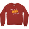 bump in the night Crewneck Sweatshirt