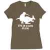 funny rude taste of kiwi Ladies Fitted T-Shirt