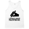 i have my own font Tank Top