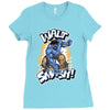 walt smash! Ladies Fitted T-Shirt