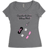 Creating a Little Disney Magic Pink Glitter Women's Triblend Scoop T-shirt