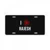 i heart rajesh License Plate
