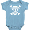 onepiece  straw hat crew flag luffy pirates anime Baby Onesie