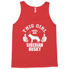 This Girl Loves Siberian Husky Tank Top