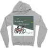 i&rsquo;d lock my bike to yours anytime Zipper Hoodie