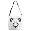 Geometric Panda Adjustable Strap Totes