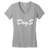 dogs Women's V-Neck T-Shirt
