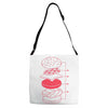 cheeseburger Adjustable Strap Totes