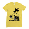 Goku Training T-Shirt Ladies Fitted T-Shirt