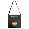 Worth The Wait Rainbow Adjustable Strap Totes