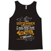 I'm a september woman I was born with my heart Tank Top