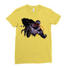 moster name Ladies Fitted T-Shirt