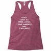 i just want to drink coffee Racerback Tank