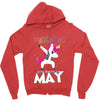 UNICORN ARE BORN IN MAY Zipper Hoodie