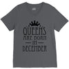 queens are born in december (2) V-Neck Tee