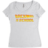 Back To The School Future Women's Triblend Scoop T-shirt