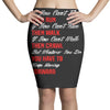 keep moving forward Pencil Skirts