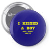 i kissed a boy Pin-back button