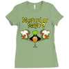 mustard or mayo (2) Ladies Fitted T-Shirt