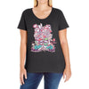 mushroom party Ladies Curvy T-Shirt
