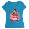 paw patrol birthday girl grandma Women's Triblend Scoop T-shirt