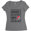 scrooge Women's Triblend Scoop T-shirt
