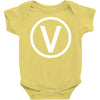 vegan symbol Baby Bodysuit