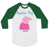 peppa pig auntie pig 3/4 Sleeve Shirt