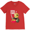 camp crystal flakes V-Neck Tee