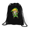 blowing bits Drawstring Bags