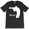 ishoot   camera photographer trained shooting funny gun photo gift tee T-Shirt