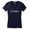 30 Seconds To Mars Signs Women's V-Neck T-Shirt