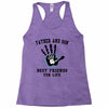 father and son best friends son Racerback Tank