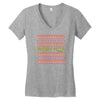 merry pizza Women's V-Neck T-Shirt
