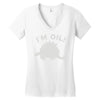 science dinosaur Women's V-Neck T-Shirt
