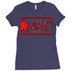 texas made lone star license plate Ladies Fitted T-Shirt